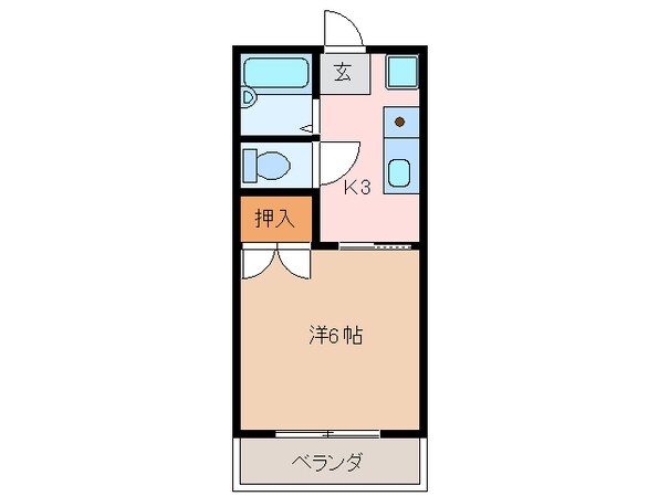 相可駅 徒歩20分 2階の物件間取画像